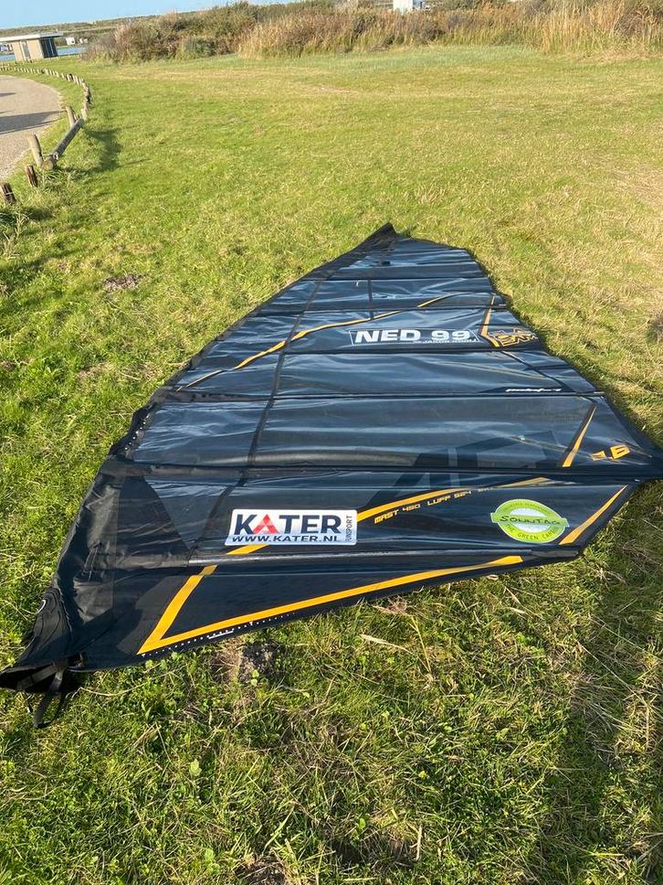 Point-7 AC1 slalomzeilen 7.1 en 8.6, Watersport en Boten, Windsurfen, Zo goed als nieuw, Zeil, Minder dan 250 cm, 7 m² of meer