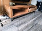prachtige houten tv meubel, Ophalen, 100 tot 150 cm, Zo goed als nieuw, Minder dan 100 cm
