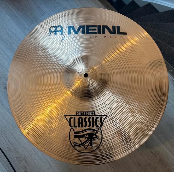 Meinl bekkens, Muziek en Instrumenten, Drumstellen en Slagwerk, Zo goed als nieuw, Overige merken, Ophalen of Verzenden