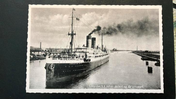 IJMUIDEN Noordzeekanaal Velzen "Johan de Witt", Verzamelen, Scheepvaart, Ophalen of Verzenden