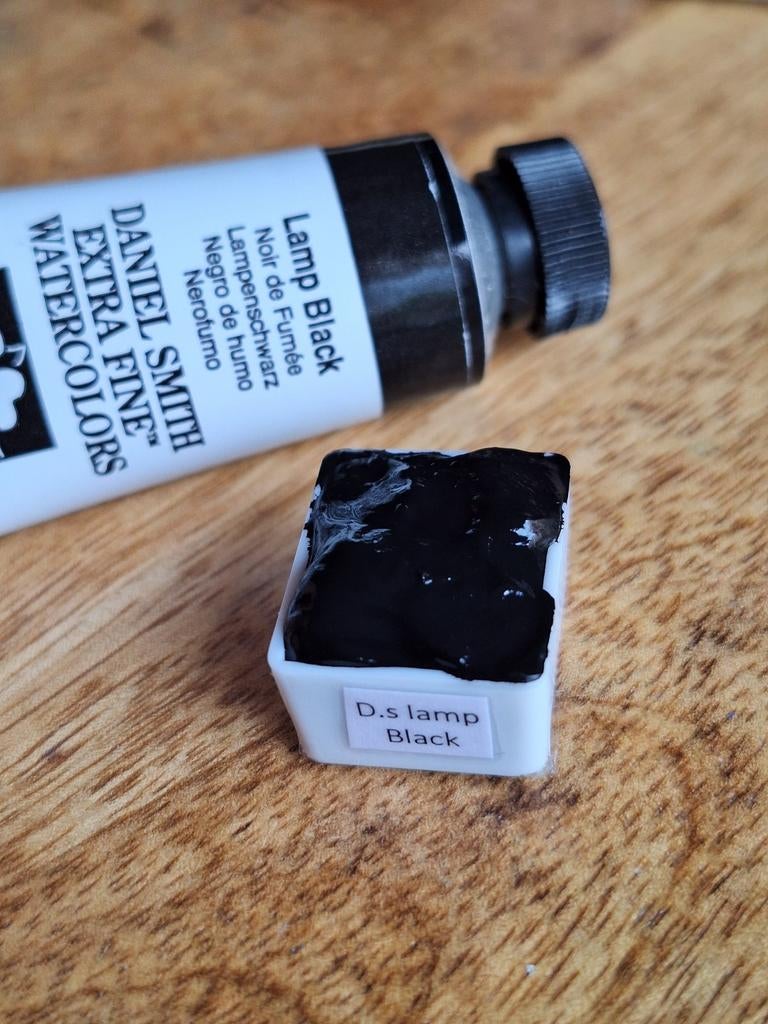 Daniel Smith Lamp Black Aquarelverf - ½ napje, Ophalen of Verzenden, Nieuw, Waterverf