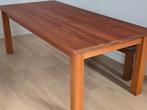 Eetkamertafel en 6 stoelen massiv kersenhout als nieuw, Huis en Inrichting, Tafels | Eettafels, Ophalen, 200 cm of meer, 50 tot 100 cm