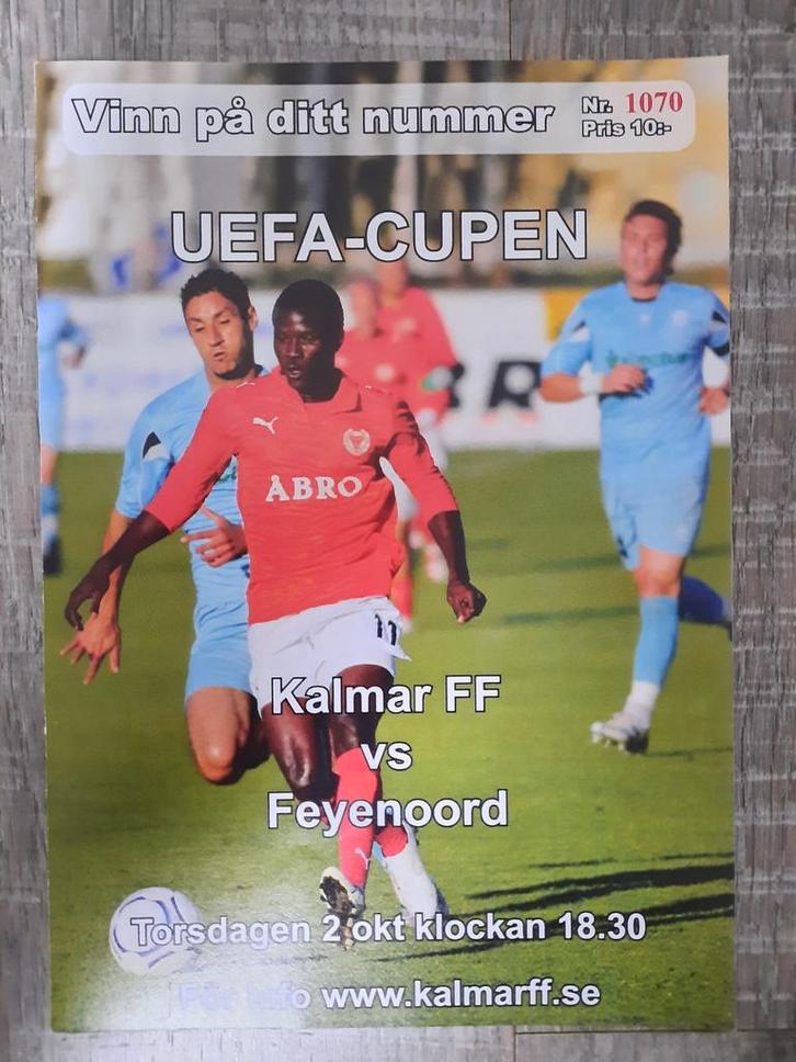 6 programmaboekjes Feyenoord Europese uitwedstrijden, Verzamelen, Sportartikelen en Voetbal, Zo goed als nieuw, Feyenoord, Ophalen of Verzenden