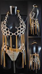 Nieuwe set. Echt leder. 3 delig. Kinky.Fetish.bitch, Ophalen, Zwart