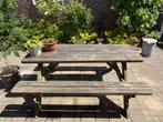 Aangeboden picknicktafel, Ophalen, Gebruikt, Inklapbaar, Rechthoekig
