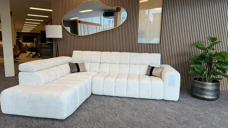 Direct ophalen | Bouclé bank| Comfort| Utrecht, Huis en Inrichting, Banken | Bankstellen, Nieuw, Hoekbank, Vierpersoons of meer