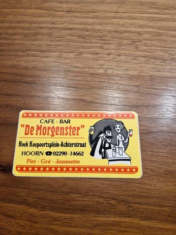 2645 Sticker Cafe-Bar De Morgenster Hoorn beschikbaar voor biedingen