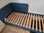 Mooi 1 persoons bed. Voor tiener/kinderkamer, Ophalen, 90 cm, Eenpersoons, Blauw