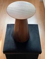 Riverdale bijzettafel, 100% walnoothout., Huis en Inrichting, Tafels | Sidetables, 50 tot 100 cm, Rond, Ophalen of Verzenden, Zo goed als nieuw