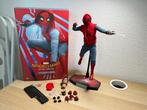 Hot toys / Sideshow - Spiderman Homecoming 1/6 scale, Ophalen of Verzenden, Actiefiguur of Pop, Zo goed als nieuw, Film
