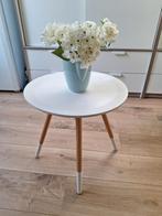 Bijzettafeltje , in goede staat, Minder dan 55 cm, Gebruikt, Rond, Ophalen
