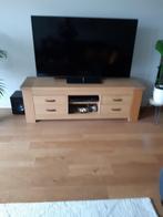 Eiken TV meubel, Huis en Inrichting, Kasten | Televisiemeubels, 150 tot 200 cm, Minder dan 100 cm, Modern, Gebruikt