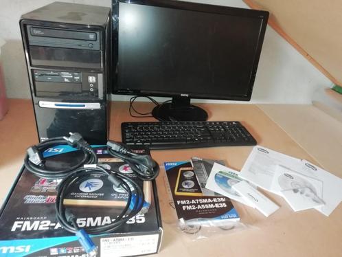 Complete PC met beeldscherm., Computers en Software, Desktop Pc's, Gebruikt, 4 Ghz of meer, SSD, 8 GB, Ophalen of Verzenden