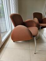 3 fauteuils, klassieke stoel gestoffeerd, Ophalen, Gebruikt, 75 tot 100 cm, Stof