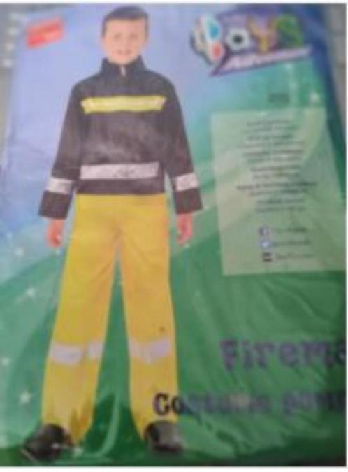 Brandweerman outfit mt 146 / 158, Kinderen en Baby's, Carnavalskleding en Verkleedspullen, Nieuw, Jongen, 146 t/m 152, Ophalen of Verzenden