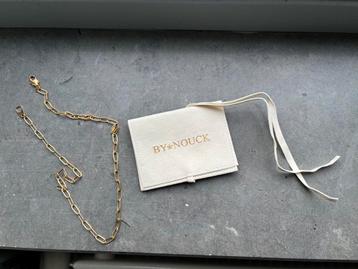 Nieuwe basic chain ketting By Nouck goud beschikbaar voor biedingen