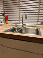 2de hands keuken, Huis en Inrichting, Keuken | Complete keukens, Ophalen, Gebruikt, Wit