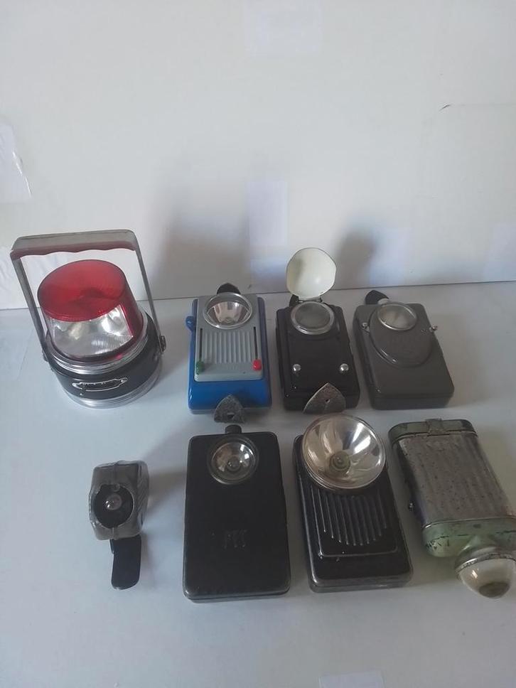Div oude zaklantaarns, Caravans en Kamperen, Zaklampen, Batterij, Ophalen of Verzenden