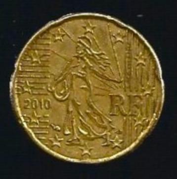 20 eurocent frankrijk 2010 - gecirculeerd, fraai (1)         beschikbaar voor biedingen