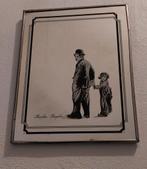Vintage oude zeldzame spiegel "The Kid" Charlie Chaplin, Minder dan 50 cm, Gebruikt, Ophalen of Verzenden, Minder dan 100 cm