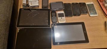 Verschillende soorten Tablet en telefoons