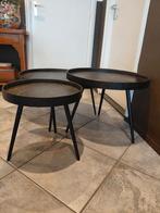 Set van 3 salontafeltjes. In prima staat. Zelf ophalen, Huis en Inrichting, 50 tot 100 cm, Rond, Zo goed als nieuw, Minder dan 50 cm
