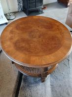 salontafel met wortelhouten inleg, Huis en Inrichting, Tafels | Salontafels, Ophalen, Gebruikt, 100 tot 150 cm, 50 tot 75 cm