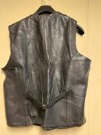 Leren Gilet met Zakjes en Riempje, Ophalen of Verzenden, Zo goed als nieuw, Zwart
