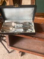 Suiker en room lepeltjes art deco zilver. 23euro, Antiek en Kunst, Antiek | Bestek, Ophalen of Verzenden