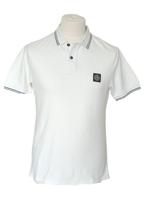 100% originele Stone Island polo, shirt, wit, Mt. M, Wit, Verzenden, Maat 48/50 (M), Stone Island