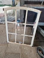 5 oude gietijzeren stalramen waarvan 2 met klap ramen, Doe-het-zelf en Verbouw, Glas en Ramen, Minder dan 80 cm, Gebruikt, Minder dan 80 cm