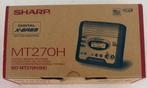 Sharp MT270H portable minidisc recorder in doos, ., Ophalen of Verzenden, ., Minidisc-recorder
