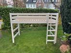 Flexa Halfhoogslaper White Washed, Ophalen, 100 cm, Eenpersoons, Zo goed als nieuw