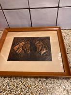 Metalen schilderij paarden, Ophalen of Verzenden