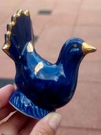 Vintage 60's cobalt porselein duif, Antiek en Kunst, Antiek | Porselein, Ophalen of Verzenden
