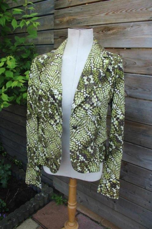 Jasje lime/ bruin Just Cavalli mt L Vaste prijs, Kleding | Dames, Jasjes, Kostuums en Pakken, Zo goed als nieuw, Jasje, Maat 42/44 (L)