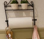 Gietijzeren Keukenrolhouder - Stijlvol & Praktisch, Ophalen, Zo goed als nieuw