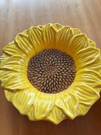 Zonnebloem bord / schaal. Stijl Caldas da Rainha, Ophalen, Keramiek, Overige stijlen, Schaal of Schalen
