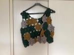 Handgemaakt Gehaakt Vestje/Gilet XS/S, Overige kleuren, Ophalen of Verzenden, Zo goed als nieuw, Zonder mouw
