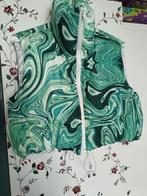 Shein Bodywarmer XS - Groen Marmerprint, Kleding | Dames, Bodywarmers, Ophalen of Verzenden, Zo goed als nieuw, Maat 34 (XS) of kleiner