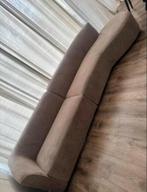 3+Longchair rond Boucle Greige, Huis en Inrichting, Banken | Sofa's en Chaises Longues, Ophalen of Verzenden, Zo goed als nieuw