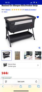 Baninni Co-Sleeper Elia - Donker Grijs, Ophalen, Zo goed als nieuw, Ledikant