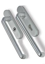 Hef schuifdeur schild/krukken (Set prijs nieuw), Doe-het-zelf en Verbouw, Hang- en Sluitwerk, Ophalen of Verzenden, Nieuw, Klink of Kruk