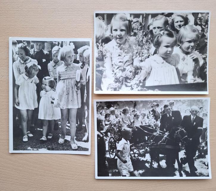 Ansichtkaarten Kon familie Soestdijk augustus 1945, Verzamelen, Ansichtkaarten | Themakaarten, Ongelopen, 1940 tot 1960, Sterren en Beroemdheden