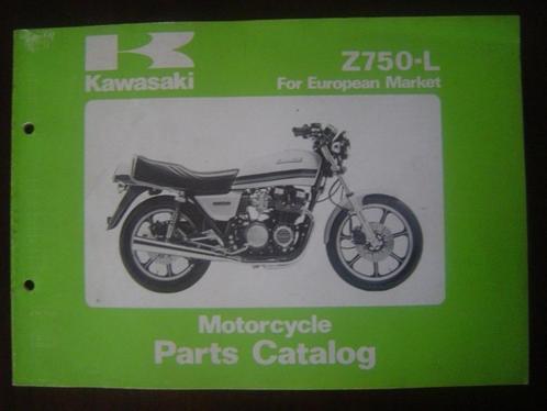 KAWASAKI Z750L 1980 parts catalogue Z 750 L Z750, Motoren, Handleidingen en Instructieboekjes, Kawasaki, Ophalen of Verzenden