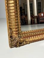 Franse spiegel antiek 19e eeuw, Ophalen, Rechthoekig, Minder dan 50 cm