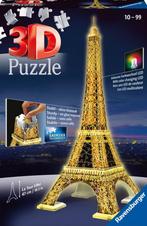 3D puzzel Eiffeltoren met verlichting, Hobby en Vrije tijd, Denksport en Puzzels, Ophalen, Minder dan 500 stukjes, Zo goed als nieuw