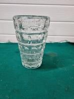 -	Vaas glas met rondjes, Huis en Inrichting, Woonaccessoires | Vazen, Ophalen of Verzenden, 'T Olde Gre-j, Info@toldegrej.nl, Endepoelstraat 20f Didam