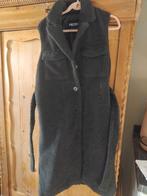 Lange grijze taddy bodywarmer maat s, Ophalen, Zo goed als nieuw, Maat 38/40 (M), Grijs