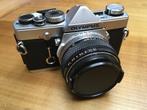 Fraaie Olympus OM-1 vintage fotocamera met Olympus lens, Ophalen, Zo goed als nieuw, Compact, Olympus